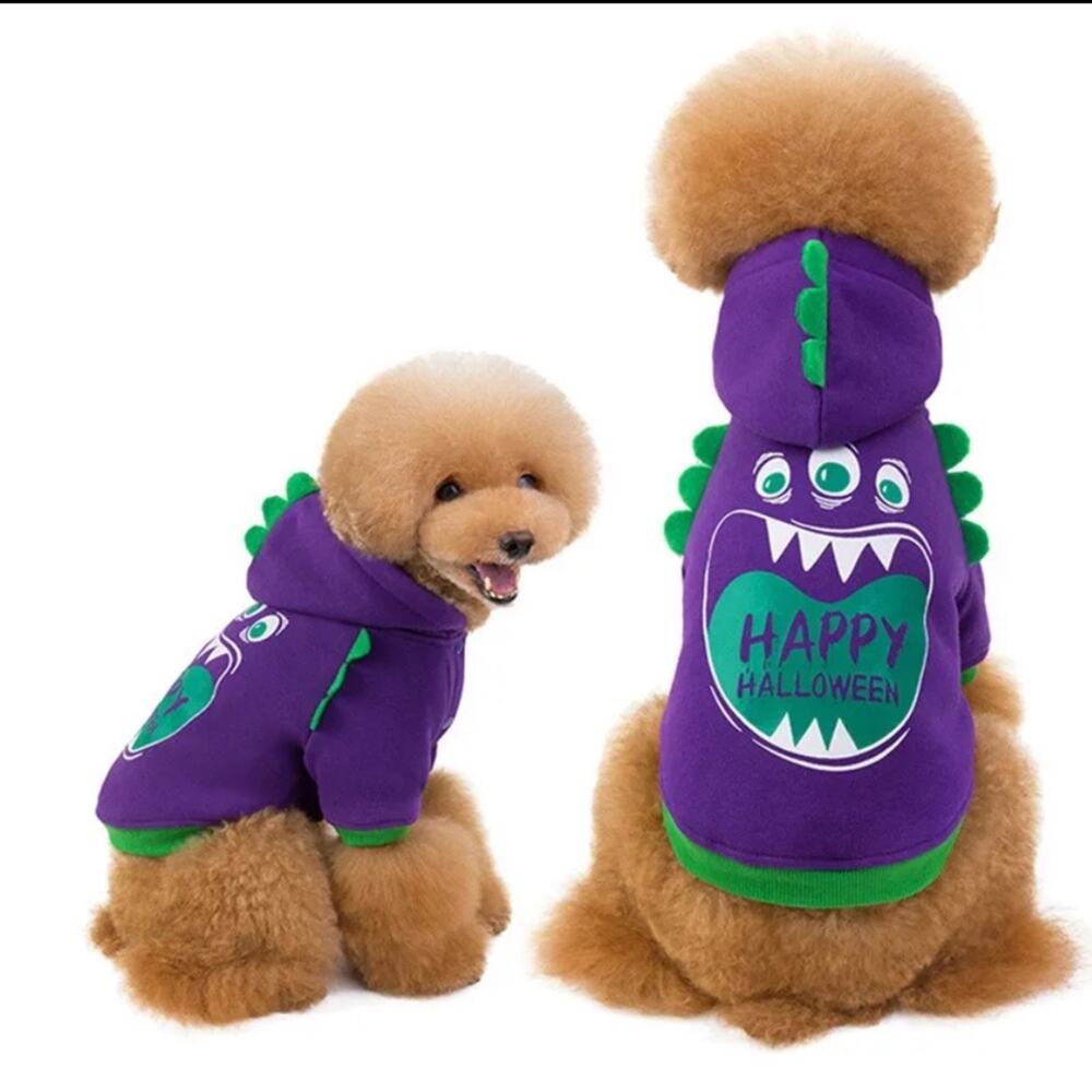 Dog Little Monster Sweatshirt Size Medium - Picture 1 of 12
